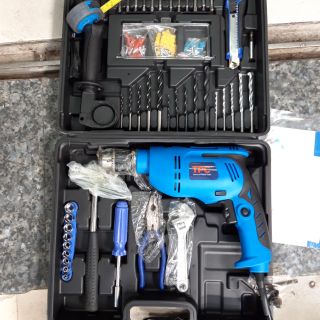 Máy khoan búa tpc 13mm 750w kèm phụ kiện model: 6135t