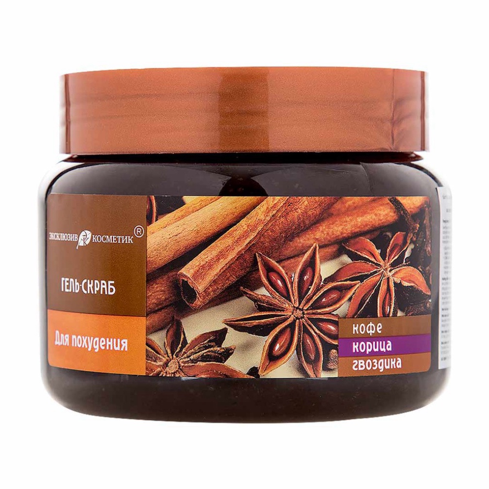 Tẩy Da Chết Cà Phê Quế Hồi Nga Toàn Thân Eksklyuziv Kosmetik Quế Hồi Và Café 380g Gel Scrub Coffee &amp; Cinnamon Cloves