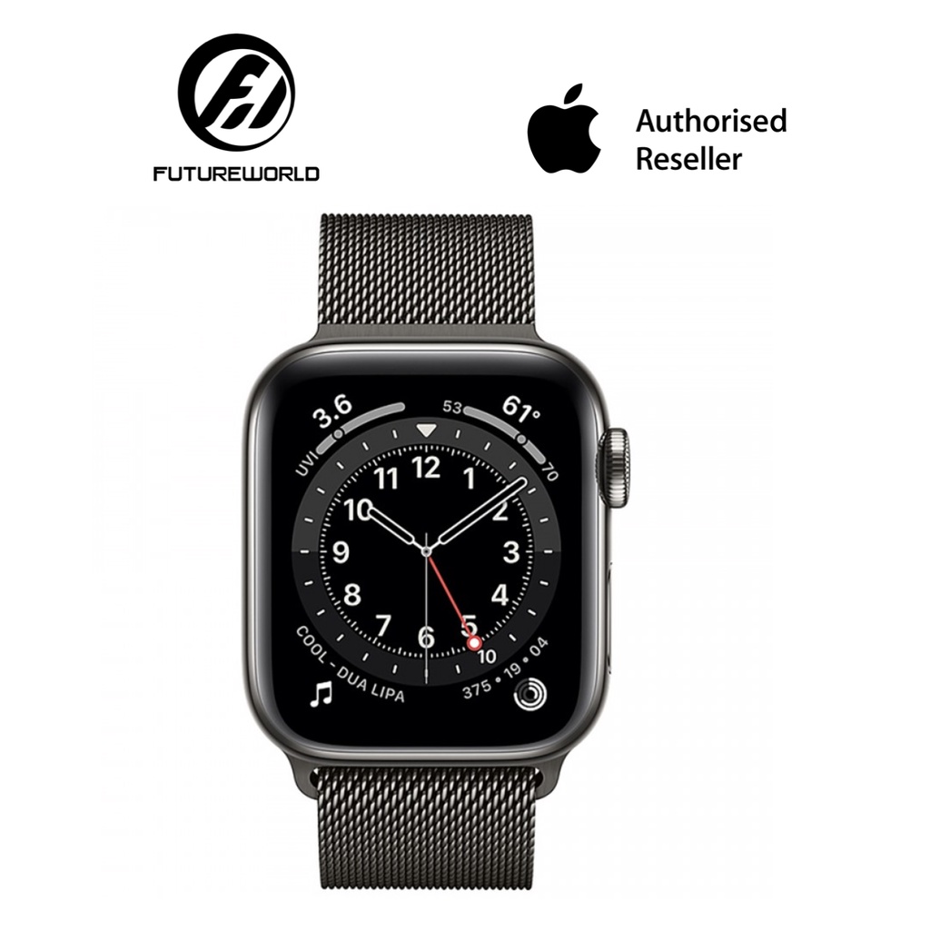 [Trả góp 0%] Đồng hồ thông minh Apple Watch Series 6 SS GPS + Cellular 44mm- Hàng Chính Hãng [Futureworld- APR]