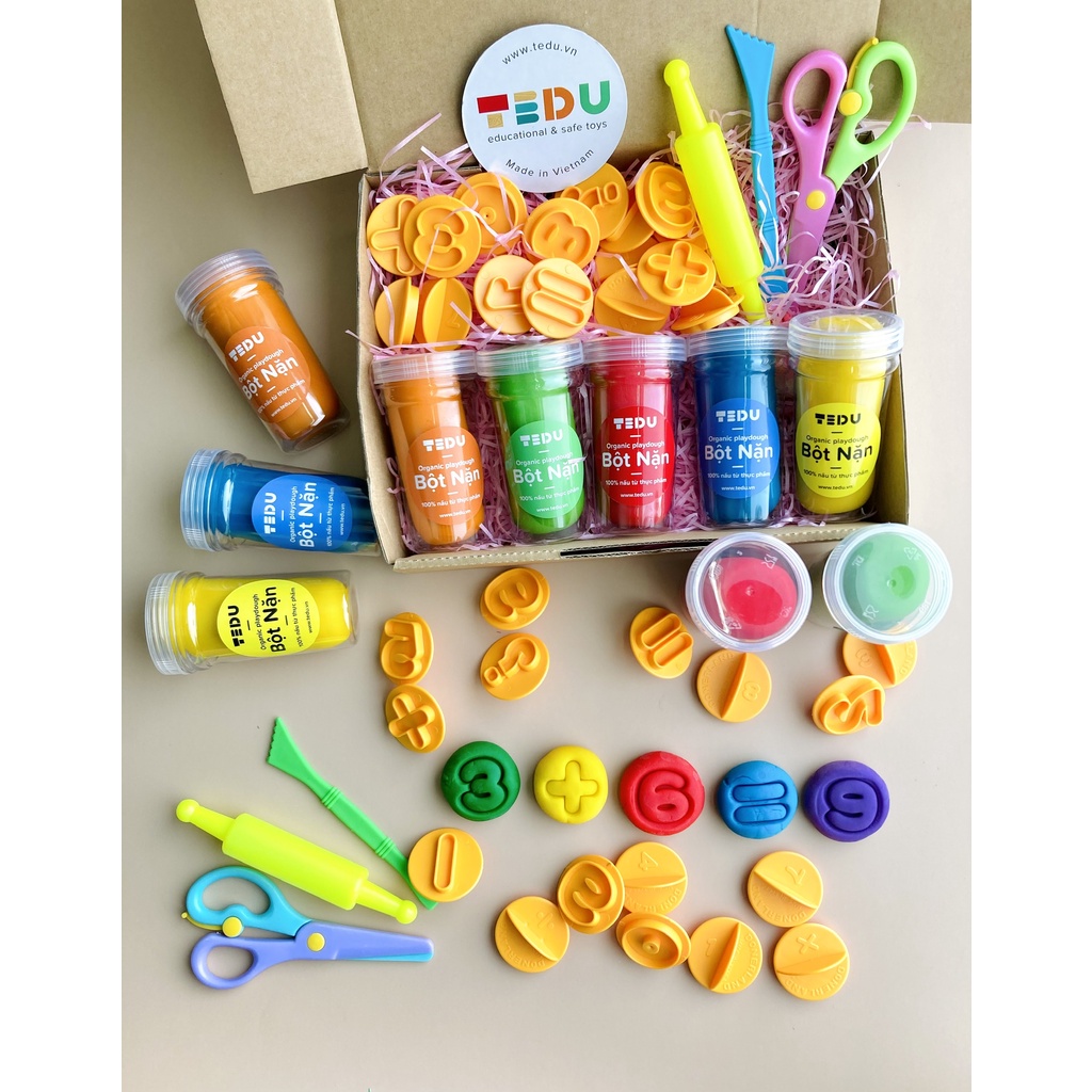 Combo bột nặn đất nặn Tedu quà tặng 199-03