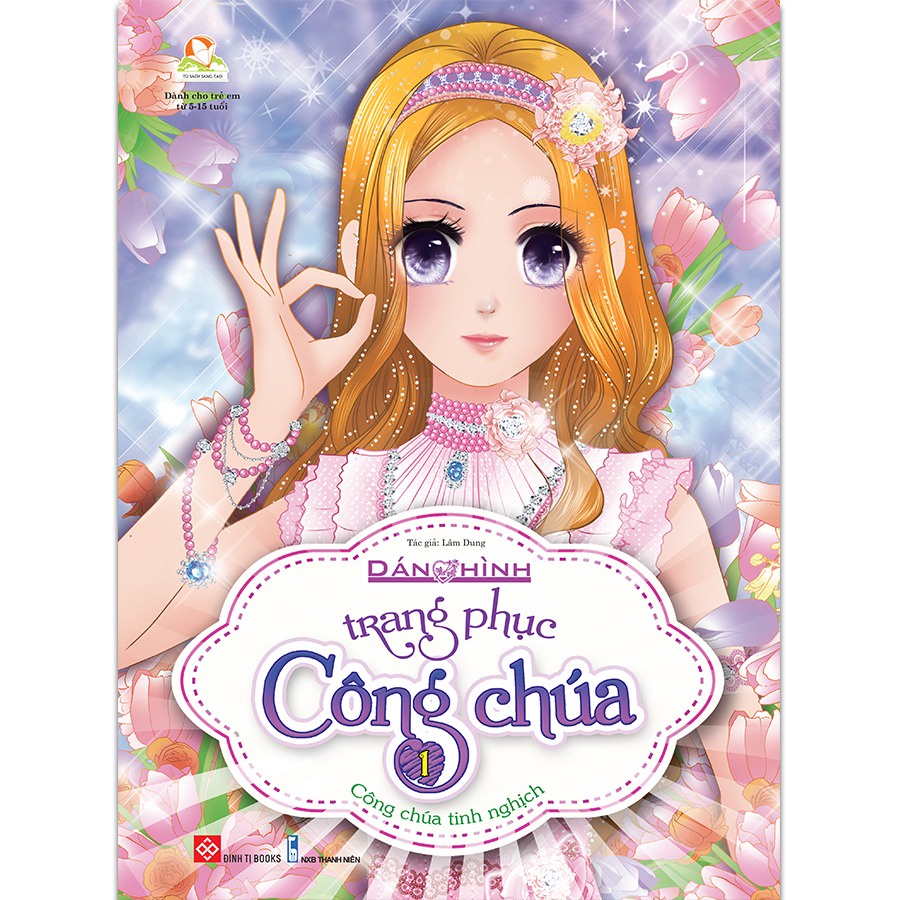 Sách-Dán hình trang phục công chúa