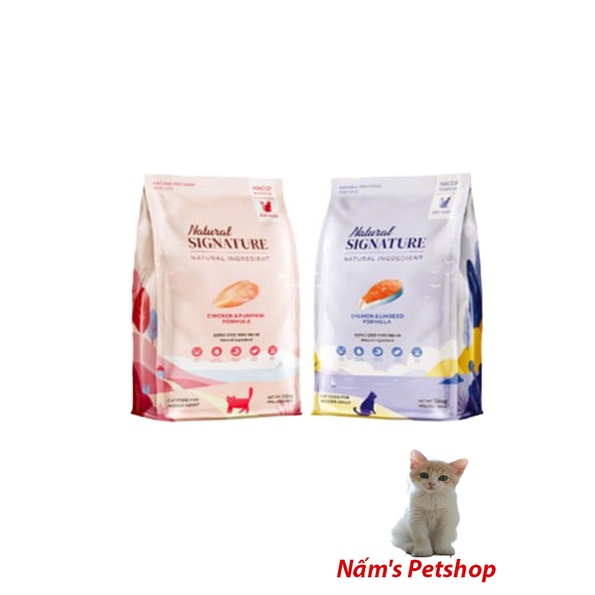 Thức ăn hạt Hữu Cơ Natural Signature cho mèo Mọi Lứa Tuổi, xuất xứ Hàn Quốc