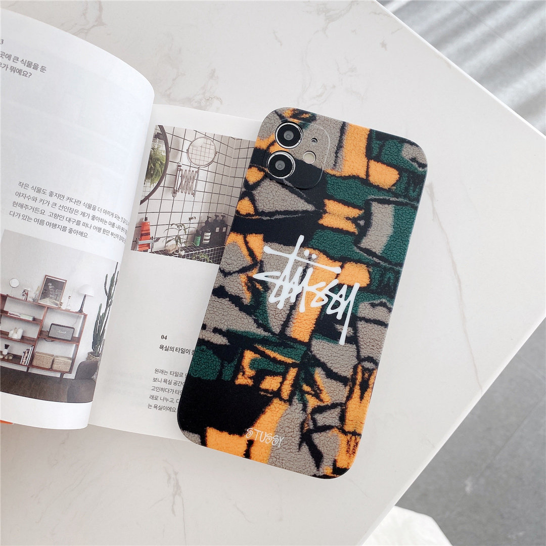 Ốp điện thoại nhựa mềm họa tiết Stussy hoạt hình dễ thương cho iPhone 12 mini 11 PRO MAX 7/8plus SE2020 X/XS XR XSMAX | BigBuy360 - bigbuy360.vn