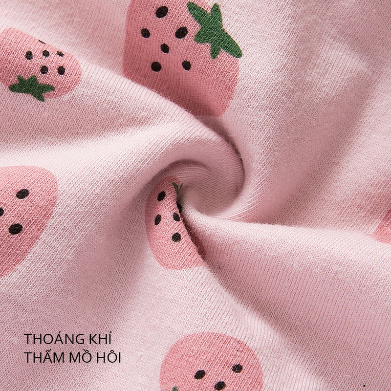 Quần lót nữ cotton 5 mẫu họa tiết dâu cute 326