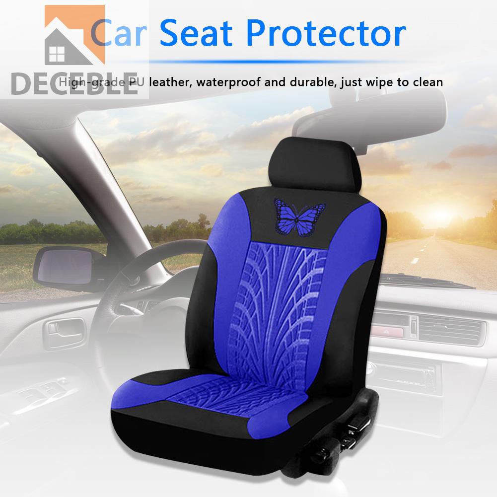 Bọc ghế ngồi xe hơi bằng da PU chống nước họa tiết bướm