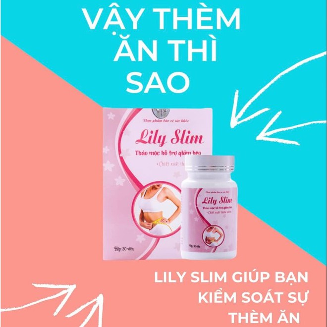 THUỐC GIẢM CÂN, GIẢM CÂN LILY SLIM DÀNH CHO CƠ ĐỊA LỜN THUỐC (30 VIÊN)