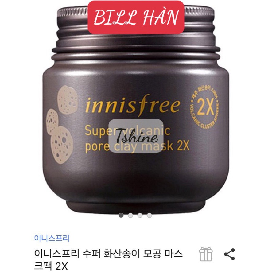 💖Mặt Nạ Innisfree Jeju Volcanic Pore Clay Mask 2X 100ml