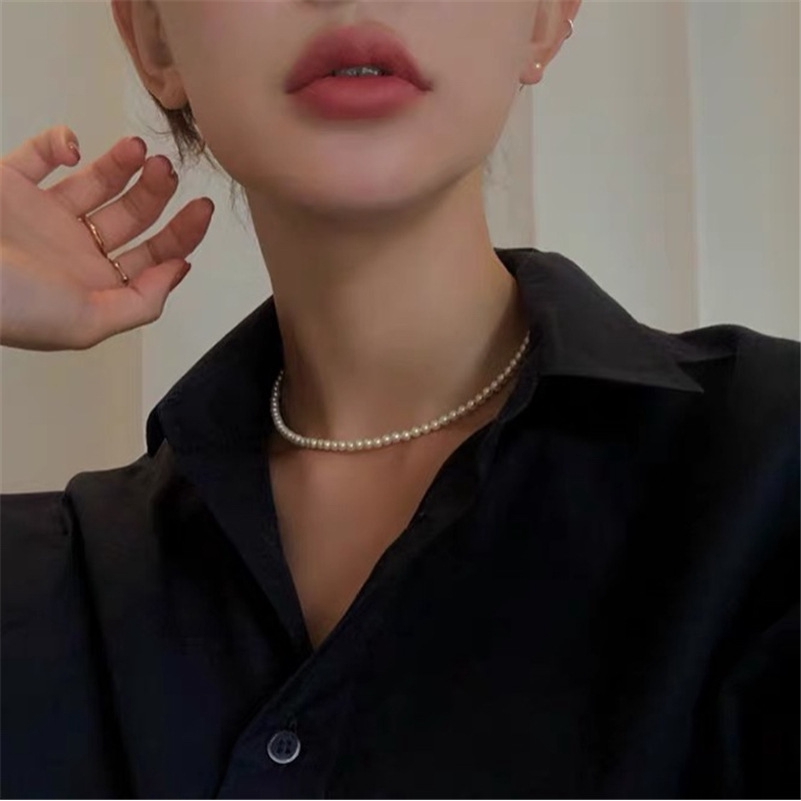 Vòng Cổ Ngọc Trai Giả Thời Trang Nữ