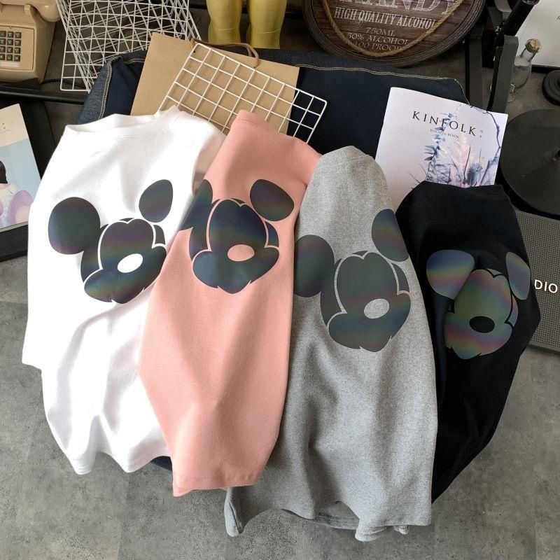 Mới Áo Thun Tay Ngắn Chất Liệu Cotton Thời Trang 2022 Cho Bé Gái