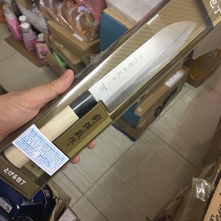 Dao bếp xuất xứ Nhật Bản Santoku Tsubazo 29.5cm Made in Japan cao cấp nhập khẩu chính hãng