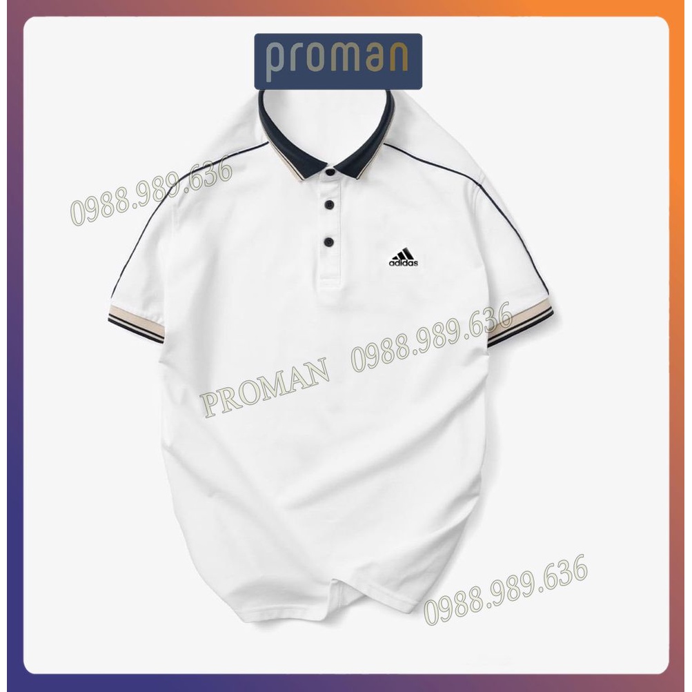 Áo polo nam ngắn tay chát cá sấu co dãn 4 chiều, áo thun có cổ lịch lãm cao cấp AT03 - PROMAN