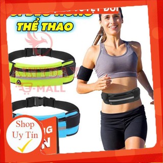 Túi đeo hông chạy bộ đai ngang bụng đựng đồ điện thoại bình nước cho nam nữ tập thể thao chống nước ..