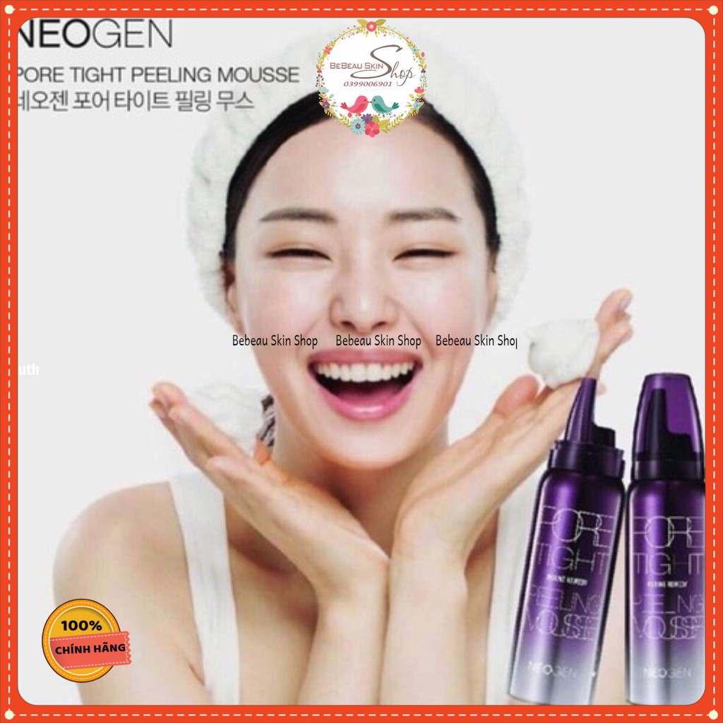 NEOGEN / TẨY DA CHẾT NEOGEN PORE TIGHT PEELING MOUSSE MẪU MỚI NHẬP KHẨU CHÍNH NGẠCH