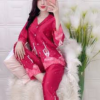 Bộ pijama mặc nhà nhiều màu form chuẩn_kèm video quay thật