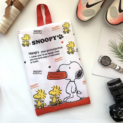 Túi Đựng Giày Dép Gắn Tường Chống Thấm Nước Hình Chú Chó Snoopy Sumikkogurashi