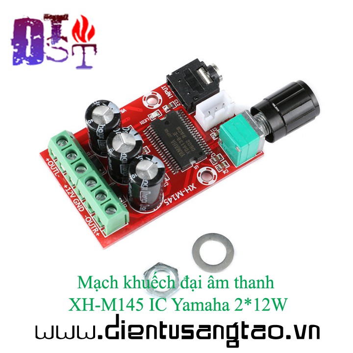 Mạch khuếch đại âm thanh  XH-M145 IC Yamaha 2*12W