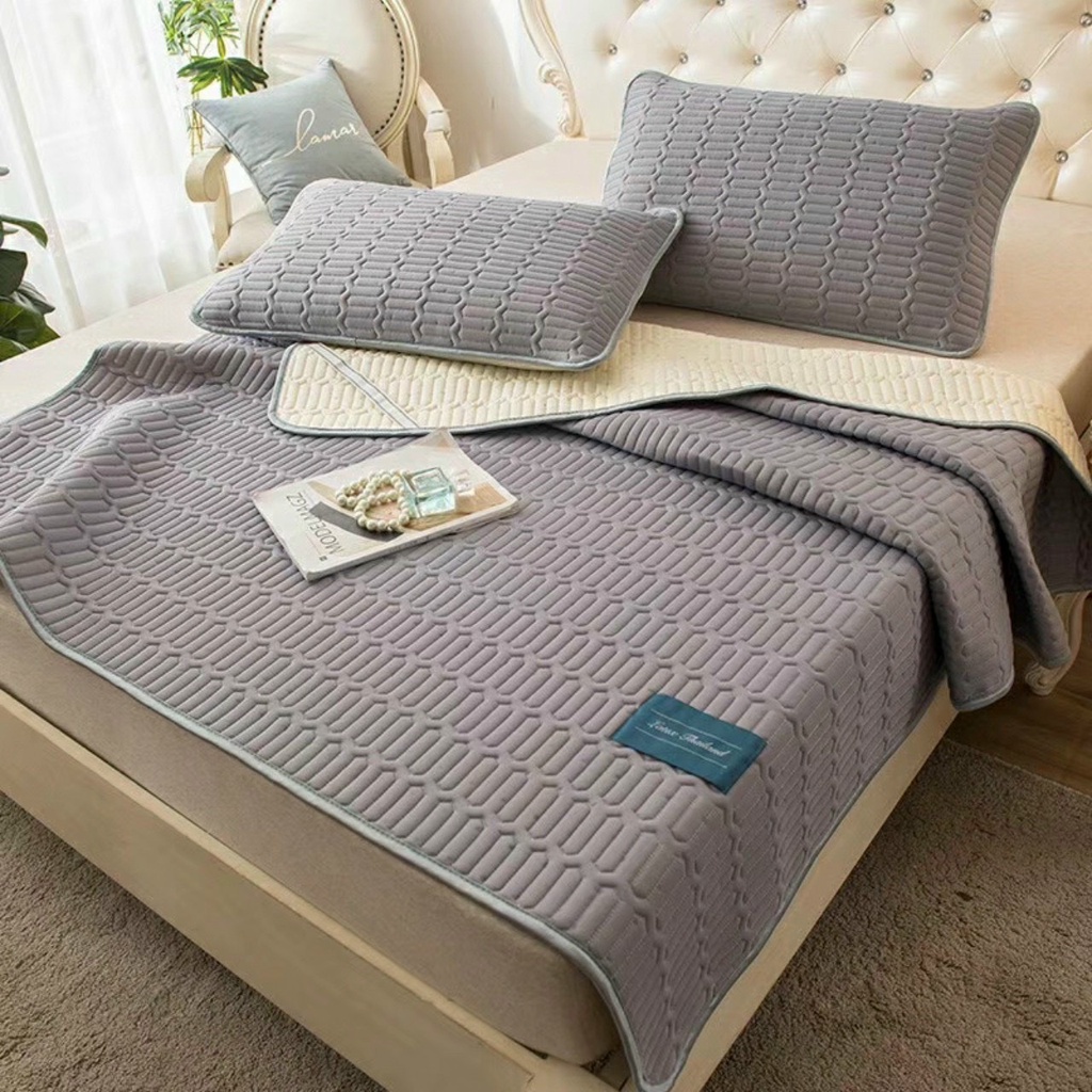 Chiếu điều hoà cao su non latex Emmi Bedding, chiếu chất liệu mủ cao su m6 x 2m, m8 x 2m , 2m x 2m2