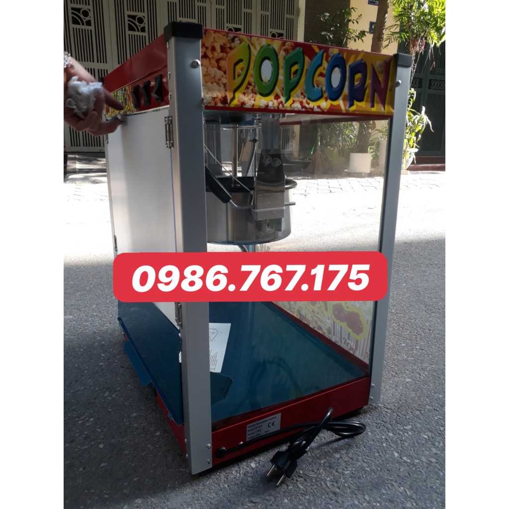 Tủ làm bỏng ngô, Tủ làm bỏng bắp rang bơ chạy điện, Máy nổ bắp rang bơ công nghiệp