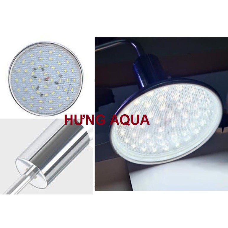 Đèn led XINMA siêu sáng - đèn led đĩa kẹp thành bể cá, hồ thủy sinh, bán cạn - đèn led rọi 20W, 40W (trắng và WRB)