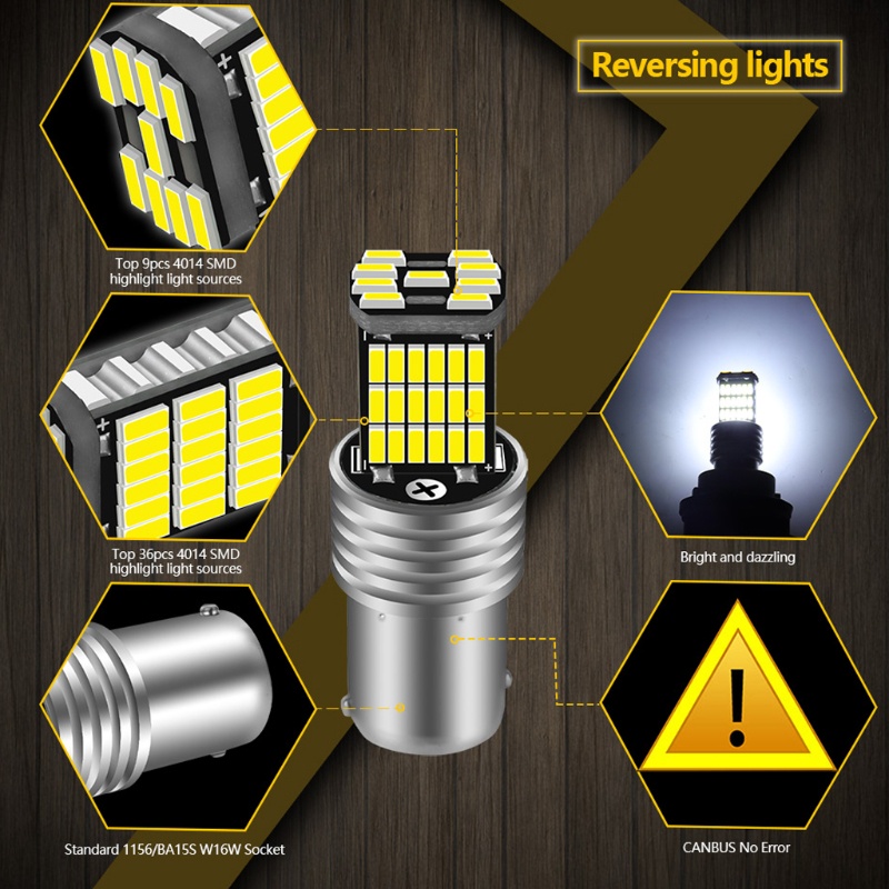 Đèn LED Phanh Xe Hơi 7440 1156 1157 4014 45smd Chất Lượng Cao