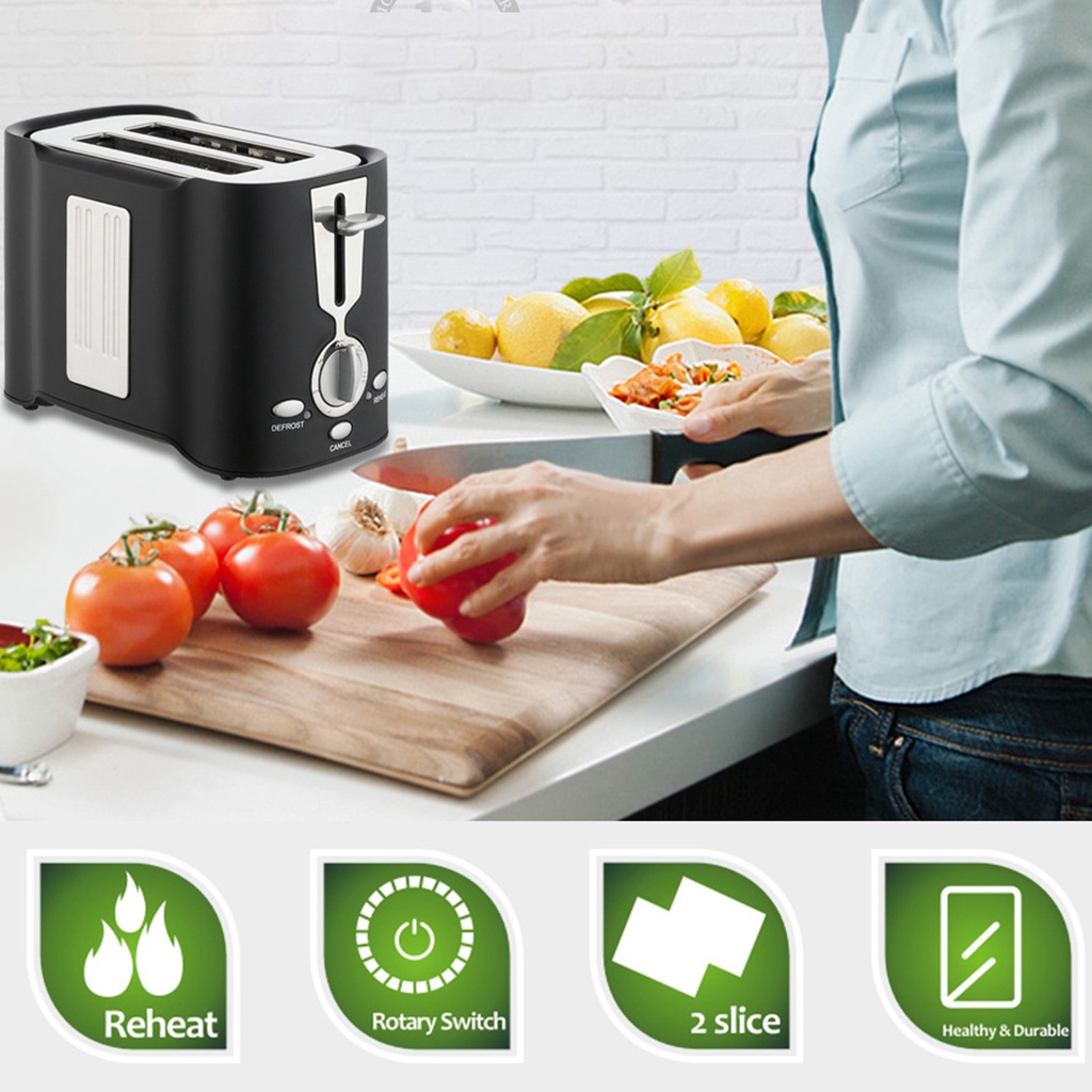 Có thể bán buôn Máy làm bánh mì Gia đình Nhỏ 850W nóng Bánh Sandwich Thép không gỉ ăn sáng EU Cắm 220V Virgina056 Hàng giao ngay