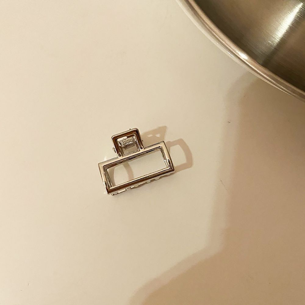 Kẹp tóc càng cua hình trái tim nhỏ dễ thương bằng kim loại phong cách Hàn Quốc cho nữ