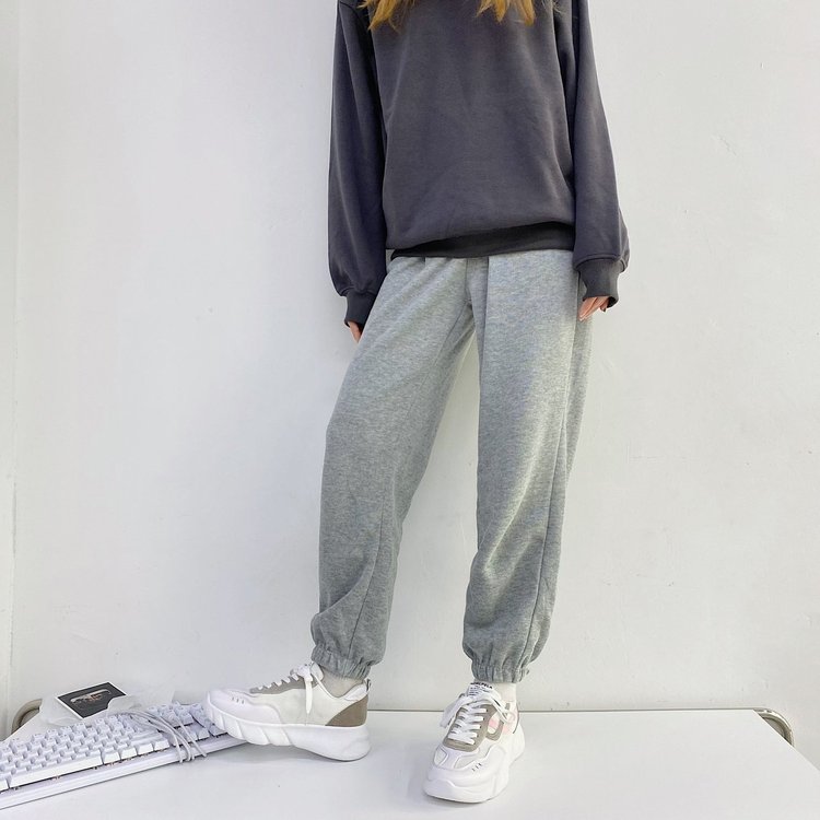 Fashionable Round Tie Middle Heel Comfortable Sports Shoes for Women