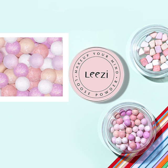 LEEZI Magic Meteor Loose Powder Ball Phấn Má Hồng Trang Điểm Dạng Viên 18g