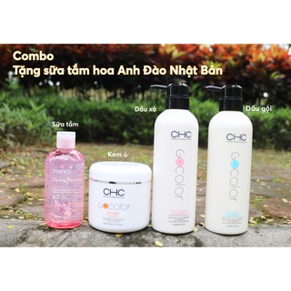 Combo gội xả CHC + tinh dầu dưỡng tóc COCO Pháp (hoặc sữa tắm Nhật)