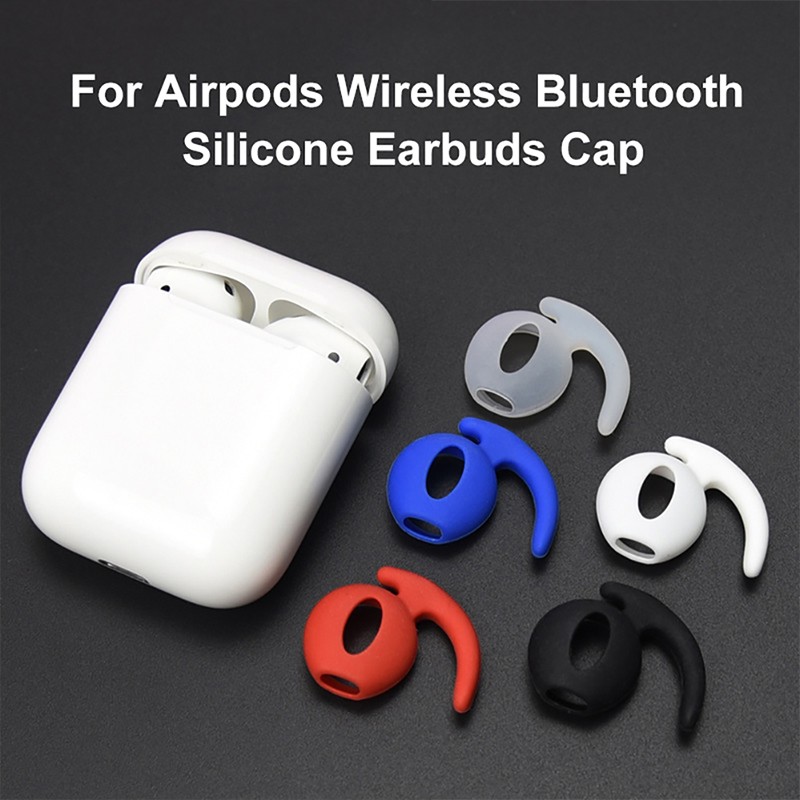 1 Cặp Vỏ Bảo Vệ Hộp Sạc Tai Nghe Airpods Bằng Silicon Mềm Chống Trượt Tiện Dụng Ốp | BigBuy360 - bigbuy360.vn