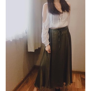 Chân váy midi dáng dài xuất xịn