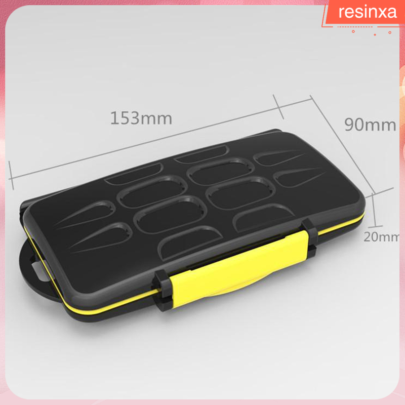 Portable Multi-grid Memory Card Keeper Large Capacity Anti-shock Keep Your Camera Memory Cards Safe and Protected