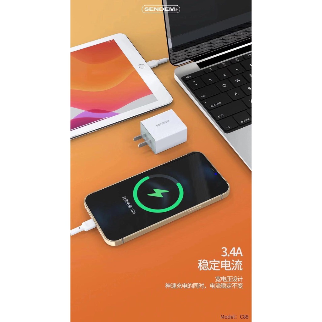 Bộ sạc Ip,ss,op,mi..Hỗ trợ sạc nhanh 3,4 A