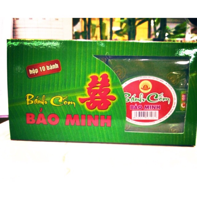 Combo hộp bánh cốm 10 cái loại to 850gr