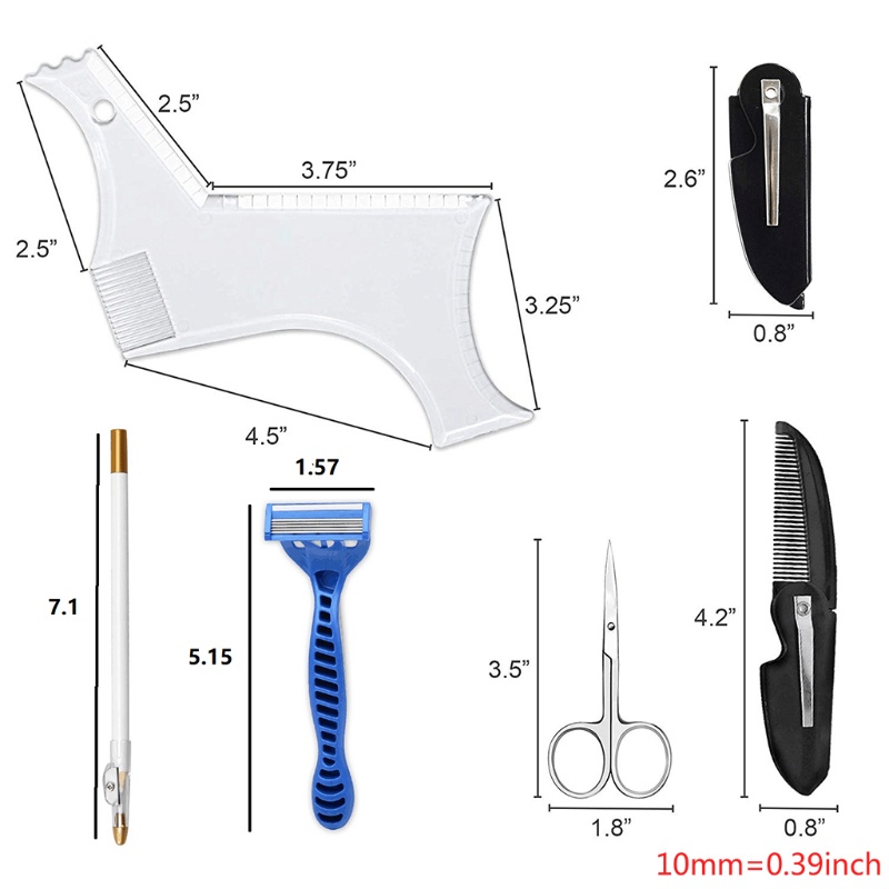 Bộ Dụng Cụ Định Hình Râu 5 Trong 1 Tiện Lợi