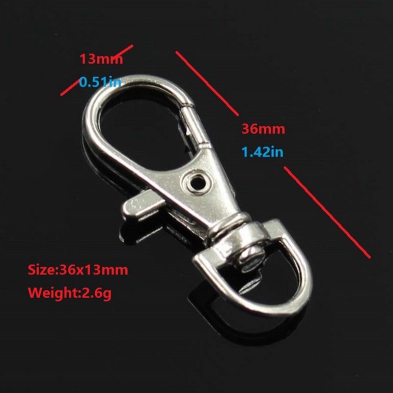 Set 10 Móc Khóa Mini Bằng Hợp Kim Nhôm