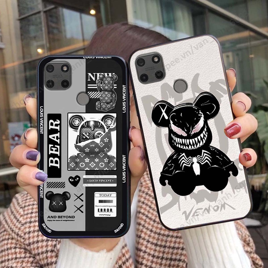 Ốp lưng Realme C25s - C25Y hình kaws, bear brick, venom thời trang siêu ngầu