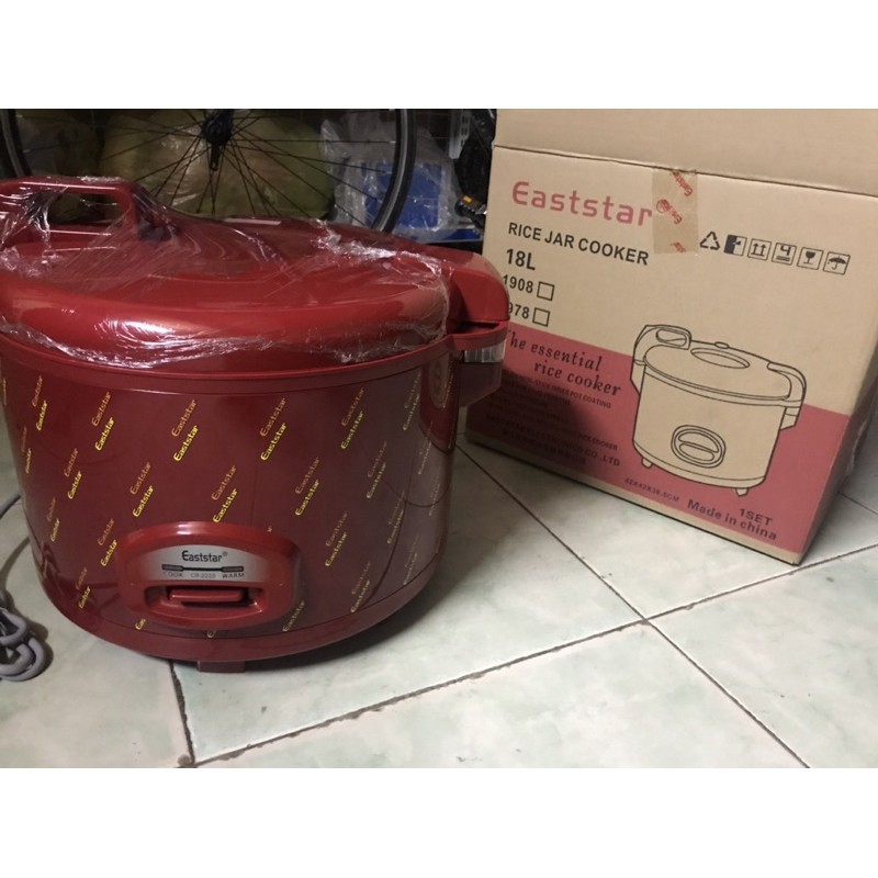 👉Nồi Cơm Điện Công Nghiệp Eastar 18L nắp liền