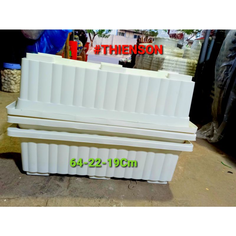 Chậu Nhựa Thông Minh Chữ Nhật Trồng Rau Và Nuôi Cá