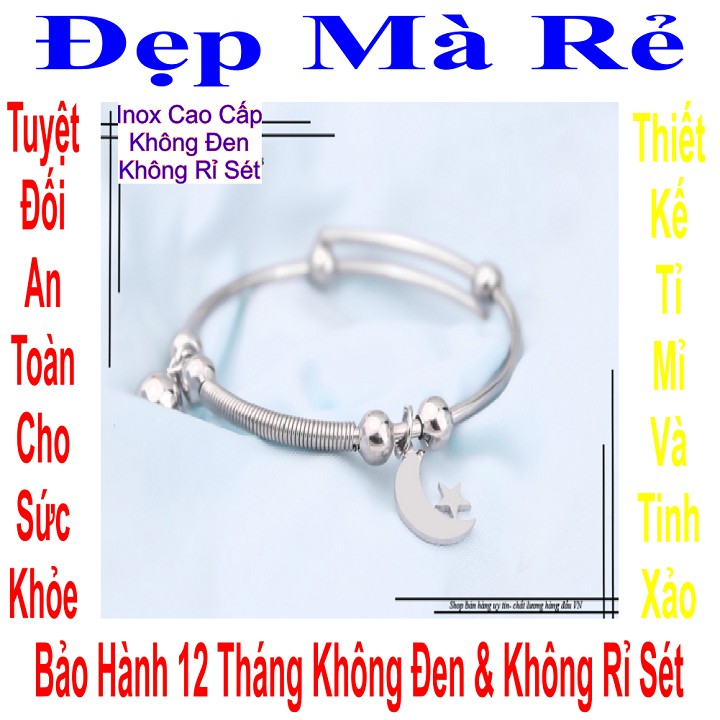 Kiềng đeo chân nữ bé gái xinh xắn - Tự điều chỉnh được theo cổ chân- An toàn cho trẻ - Cam kết 1 đổi 1 nếu hoen , gỉ sét
