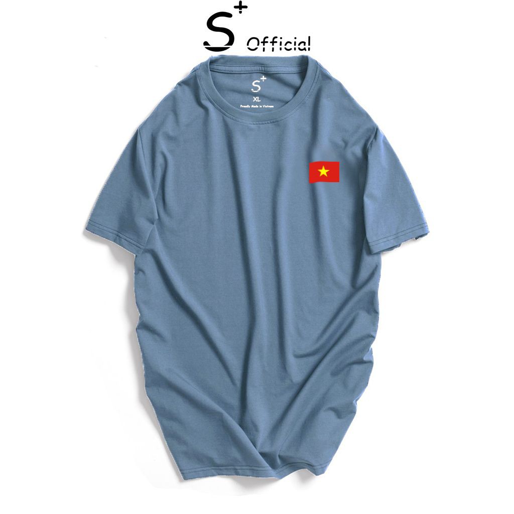 Áo thun nam tay ngắn SPLUS vải Cotton lạnh co giãn,dày dặn, form regular fit ATVN in logo Việt Nam | BigBuy360 - bigbuy360.vn