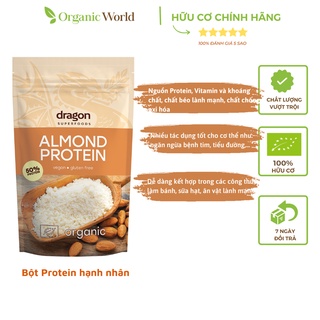 Bột hạnh nhân 50% protein 200g Dragon Superfoods