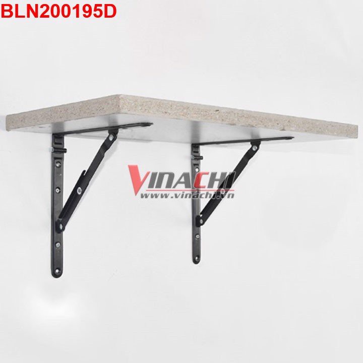 Bản Lề Gập Giá Gập Kích Thước 200x195mm, Bản Lề Gập Làm Từ Sắt Có Sơn 2 Lớp, Hỗ Trợ Khung, Giá Đỡ Cho Mặt Ván, Mặt Bàn