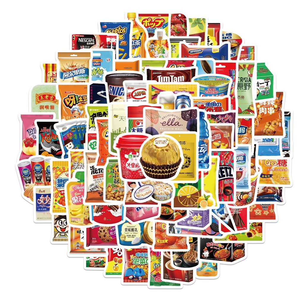 Bộ 90/45 Sticker Hoạt Hình Trang Trí Đa Dụng