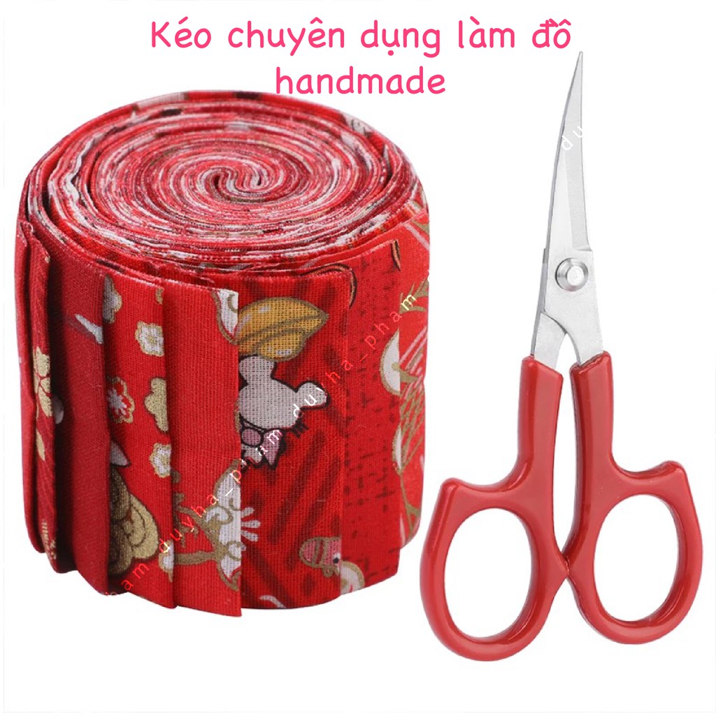 [LOẠI TỐT SIÊU BÉN] KÉO BẤM/ KÉO CẮT CHỈ THÊU MŨI CONG