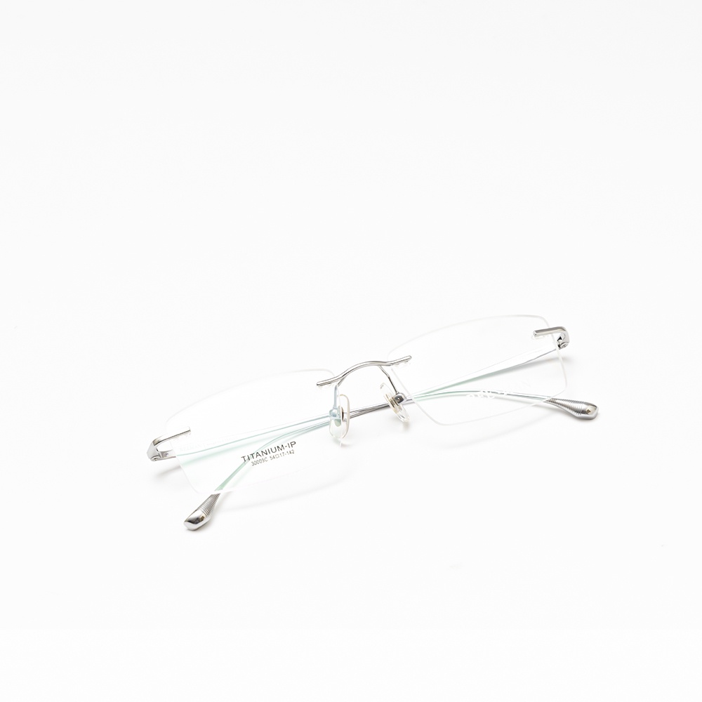 Gọng kính mắt nam nữ thời trang EYE PLUS không viền hợp kim ip-titanium sang trọng lịch sự Reeman-30009