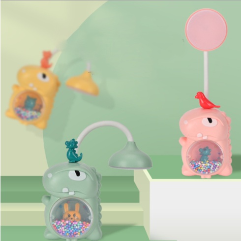 Đèn bàn khủng long mèo thỏ DB4 hoạt hình dễ thương Led USB cute