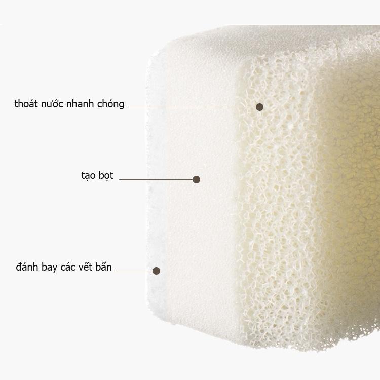 Bộ 3 miếng mút rửa chén đa năng tiện lợi