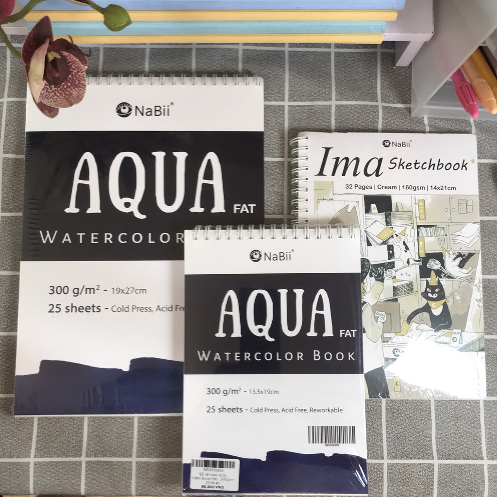 Sổ vẽ chì, sketchnote, minh họa, phác thảo, kí họa Tổng hợp Deli, Self Planner, Nabii