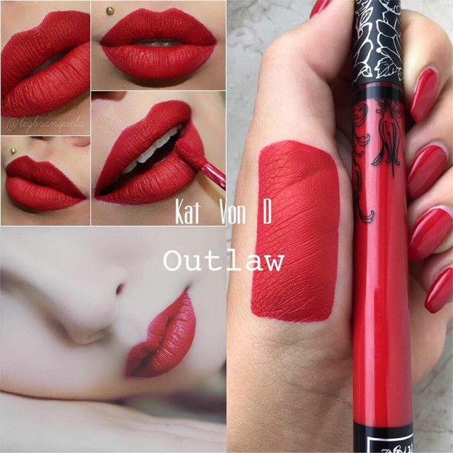 [MINISIZE 3.0ML ] SON KEM LÌ KAT VON D EVERLASTING LIQUID LIPSTICK MÀU OUTLAW SIÊU HOT | BigBuy360 - bigbuy360.vn